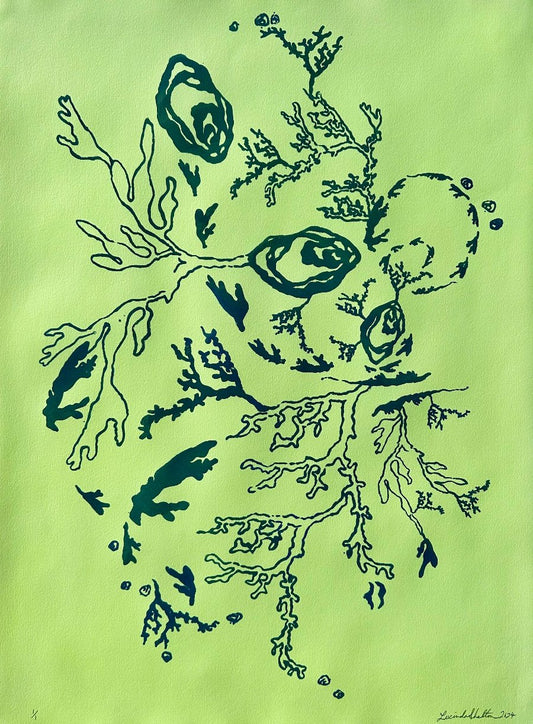 Immersion Series Serigraph Monoprint Melange V
